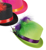 narrenwelt Minizylinder pink Mini Zylinder Mini Party Hut Fasching Karneval