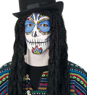 narrenwelt Perücke Freaky schwarz Dreadlocks Fasching Karneval Horror Halloween