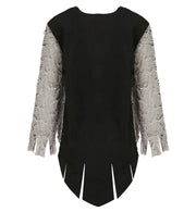 narrenwelt Kostüm Frack  Zombie  Oberteil 1 tlg  im Fetzenlook Horror  Halloween  Gr. M