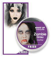 narrenwelt Schminke Make-up Zombiegrau Zombie - Grau Halloween Horror Horrorschminke SB 15g Tiegel
