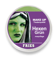 narrenwelt Aqua Schminke Make-up Hexengrün Hexen - Grün  Halloween Horror Horrorschminke  15g Tiegel