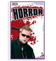 narrenwelt Scherzmesser Messer im Kopf Messer - Haarreif blutig Messerhaarreif Scherzartikel Halloween
