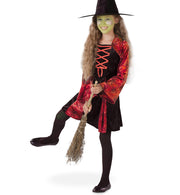narrenwelt Kostüm Hexe Mina Kleid Mädchen Kleinkind Halloween 98 - 140