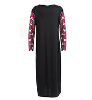 narrenwelt Kostüm Hexe Halloween Kleid lang mit Gürtel  Mädchen Kostüm 128 - 140