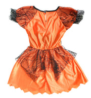 narrenwelt Kostüm Halloweenhexe Hexe Halloween Kleid  orange Kleinkind  Mädchen 104 - 128
