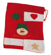 narrenwelt Nikolausbeutel Nikolaus Beutel Motiv Schneemann -ca. 36cm hoch- -Filz-