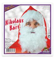 narrenwelt Nikolausbart Nikolaus Bart Vollbart weiß