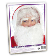 narrenwelt NIKOLAUS-SET 4 tlg. PERUECKE mit Bart und Augenbrauen
