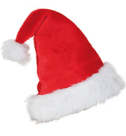 narrenwelt Nikolausmütze edel rot mit Bommel Nikolaus Mütze Weihnachtsmütze Einheitsgröße