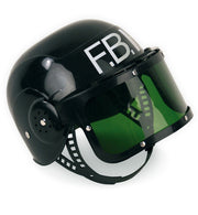 narrenwelt FBI-HELM mit beweglichem Visir Gr. ca. 58 cm Kinder Fasching Accessoires
