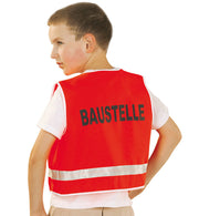 narrenwelt Kostüm Spielweste Baustelle Kinder Kostüm-Bauarbeiter-Westen Gr. 104 - 140