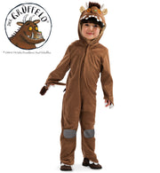 narrenwelt Kostüm Grüffelo  Overall 1 tlg. mit Kapuze Kinderkostüm Größen 104-128 LIZENZWARE Fasching