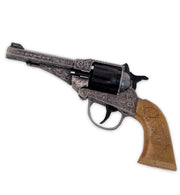 narrenwelt REVOLVER STERLING ANTIK METALL Pistole Kostüm Accessoires Fasching