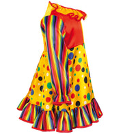 narrenwelt Kostüm Clown Penny Kleid Gr. 86 + 98 Mädchen Clownkostüm Baby Kostüm Kinder Fasching