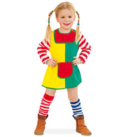 narrenwelt Karlinchen Kleid 1tlg. Baby Kleinkind Fasching Babykostüm  Gr 98 SALE