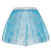 narrenwelt Kostüm Tüllröckchen Schneeflocke Baby Kostüm Tutu Kleinkind hellblau Fasching