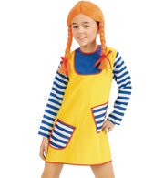 narrenwelt Kostüm Freche Göre Kleid Mädchenkostüm Fasching Größe 104-140