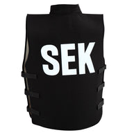 narrenwelt SEK Weste Swat Police Weste schwarz Kinder Größen: 164