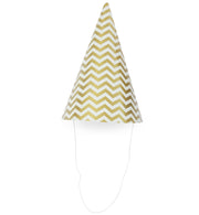 narrenwelt Silvester Partyhut 6 Stück 3 Designs