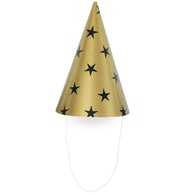 narrenwelt Silvester Partyhut 6 Stück 3 Designs