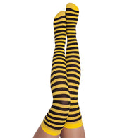 narrenwelt Overknees Biene gelb Bienen Käfer Tier Fasching Kostüm Accessoires