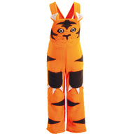 narrenwelt Kostüm Latzhose Tiger 1 tlg. mit Taschen Baby Kinderkostüm Polar Fleece Gr. 104 Karneval Fasching