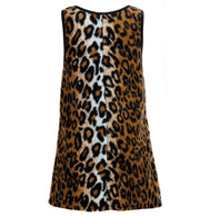 narrenwelt Kostüm Kätzchen Kleid Trägerkleid 1 tlg. mit Taschen Baby Kinderkostüm Plüsch Gr. 98-104 Karneval Fasching