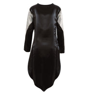 narrenwelt Frack Chic Damenfrack Gala mit Pailetten silber 38-46