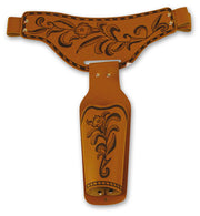 narrenwelt Cowboygürtel Revolvergürtel für Erwachsene braun 115 cm lang
