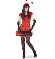 narrenwelt Kostüm Ladybird Damen Kleid Marienkäfer Größe 40