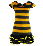 narrenwelt Kostüm Buzzy Bee-Kleid Biene Damen Kleid Gr. 40