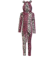 narrenwelt Kostüm Leosuit Damen Overall mit Kapuze Gr. 34 Fasching