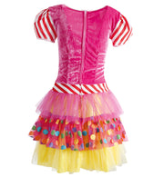 narrenwelt Kostüm Candy Damen Kleid Gr. 40 Fasching