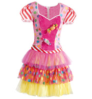 narrenwelt Kostüm Candy Damen Kleid Gr. 38 Fasching