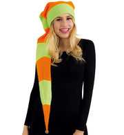 narrenwelt Zipfelmütze neon Schlafmütze 115 cm lang