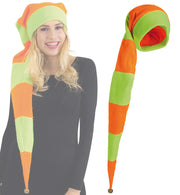narrenwelt Zipfelmütze neon Schlafmütze 115 cm lang