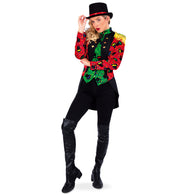 narrenwelt Kostüm Jacke Zirkus Damen Kostümjacke Dompteuse Zirkusdirektorin Damenjacke 1tlg. Gr. 38
