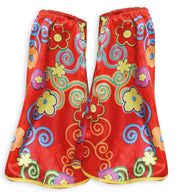 narrenwelt Hippie Eve Kleid mit Gürtel,Stulpen + Stirnband Gr. 36