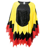 narrenwelt Kostüm Birdy Poncho Überwurf Vogel Fasching Einheitsgröße