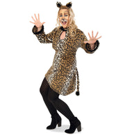 narrenwelt Kostüm Big-Shirt Leo / Miezekatze Gr. 54