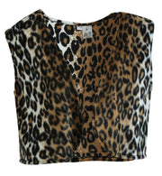 narrenwelt Weste Leo Leopard Plüsch XL