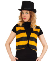 narrenwelt Weste Biene Plüsch Unisex Erwachsene XL