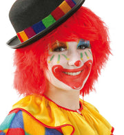 narrenwelt Perücke Clown rot SE  PB Damen Herren Fasching Karneval