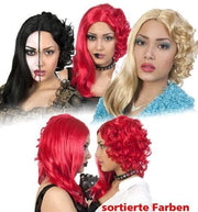 narrenwelt Perücke Sexy Lena rot  Langhaar  Kostümaccessoires Fasching Karnveal