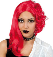 narrenwelt Perücke Sexy Lena rot  Langhaar  Kostümaccessoires Fasching Karnveal