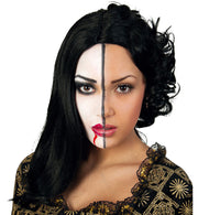 narrenwelt Perücke Sexy Lena schwarz Langhaar Kostümaccessoires Fasching