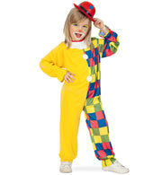 narrenwelt Clown Kostüm 1tlg Overall für Kinder PB 104+116 Fasching