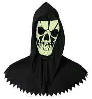 narrenwelt Skelett - Haube nachtleuchtend  GID Maske Kostüm Accessoires Halloween Party