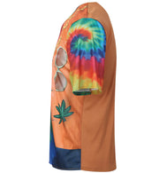 narrenwelt Kostüm Shirt Hippie, 1-tlg. , Größe L