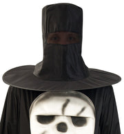 narrenwelt Kostüm Big Skull Halloweenkostüm 1-tlg. mit Hutmaske 
 Einheitsgröße Unisex Mottyparty